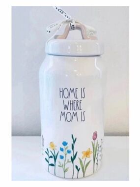 NEW Rae Dunn Home Is Where Mom Is Canister Kitchen Home Decor